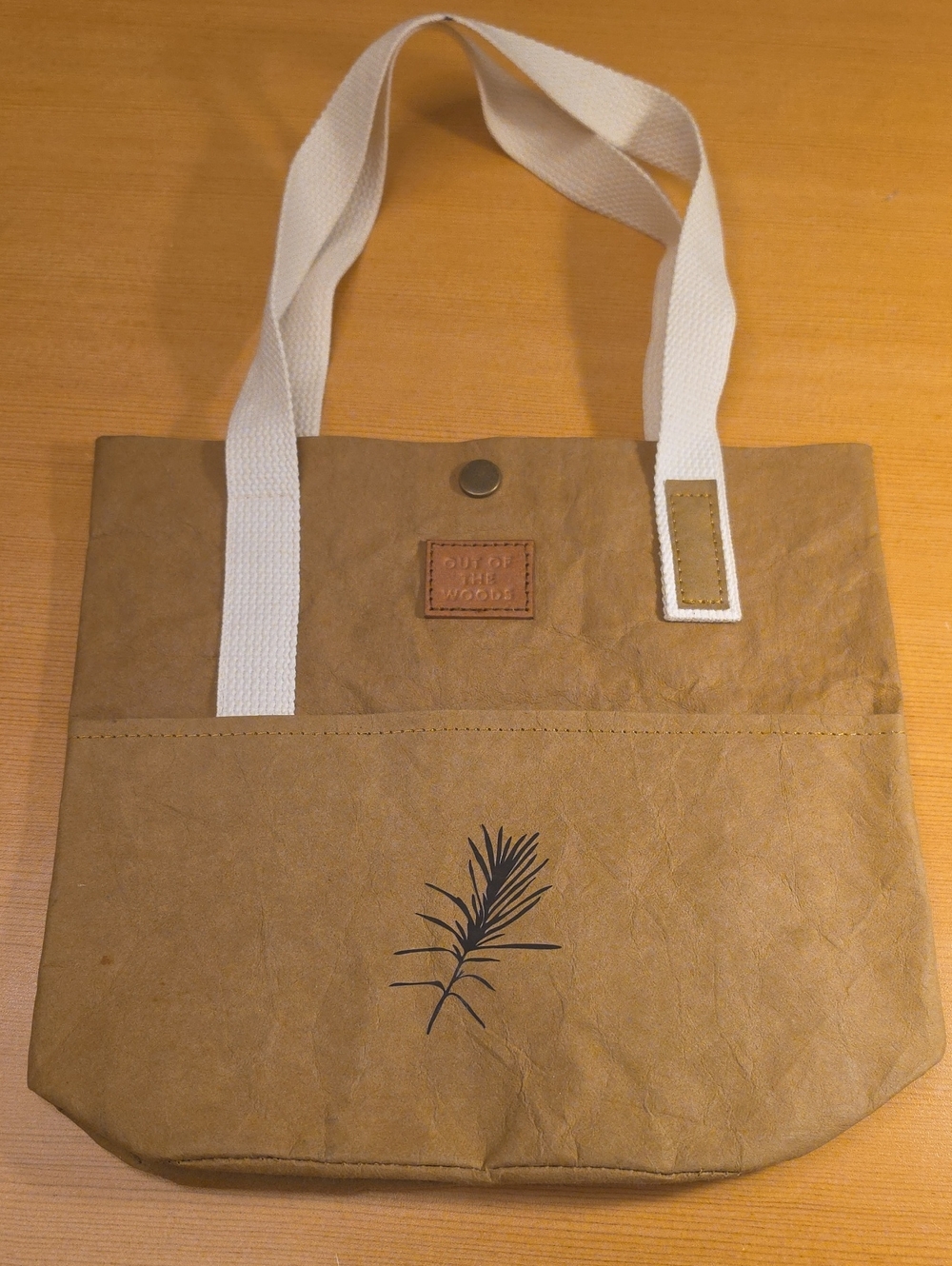 Out of the Woods Sahara Washable Paper Tote Bag Vegan Leather Shopper